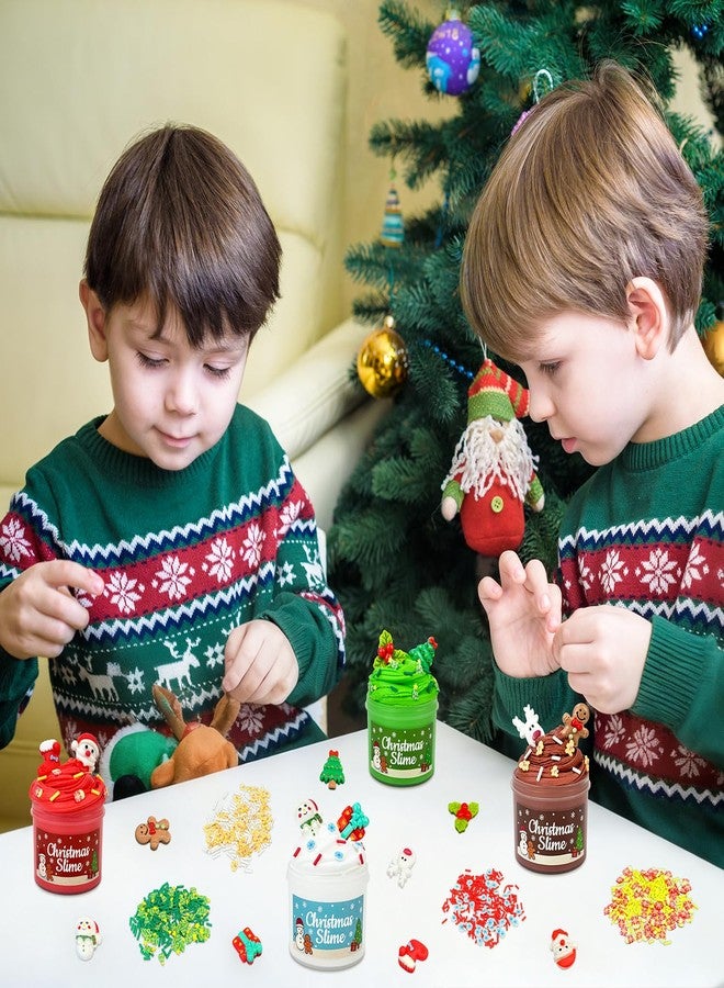 Leetous Christmas Slime Stocking Stuffers for Kids 4 Pack, Funny Xmas Toys Gifts Party Favors Supplies for Toddler Boys Girls, Holiday Classroom Game Prizes Basket Goodie Treat Bag Fillers Stuff for Teens - Image 5